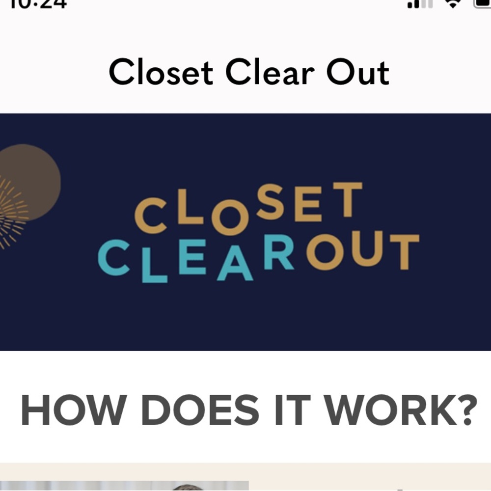 I love Closet Clearout Days!